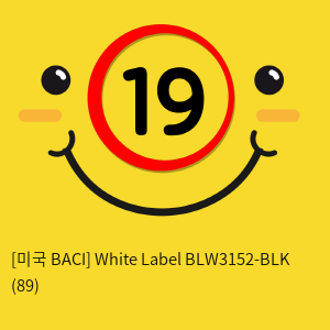 [미국 BACI] White Label BLW3152-BLK (89)