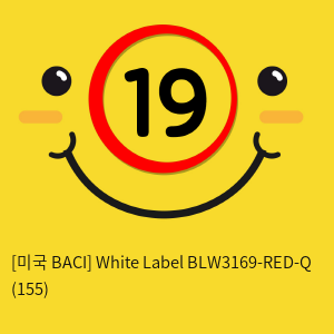 [미국 BACI] White Label  BLW3169-RED-Q (155)