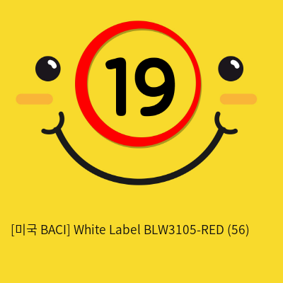 [미국 BACI] White Label BLW3105-RED (56)