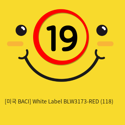 [미국 BACI] White Label BLW3173-RED (118)