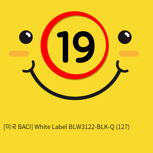 [미국 BACI] White Label BLW3122-BLK-Q (127)